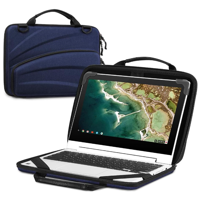 11-11.6 Inch Chromebook Sleeve Case with Accessory Pouch | Fintie