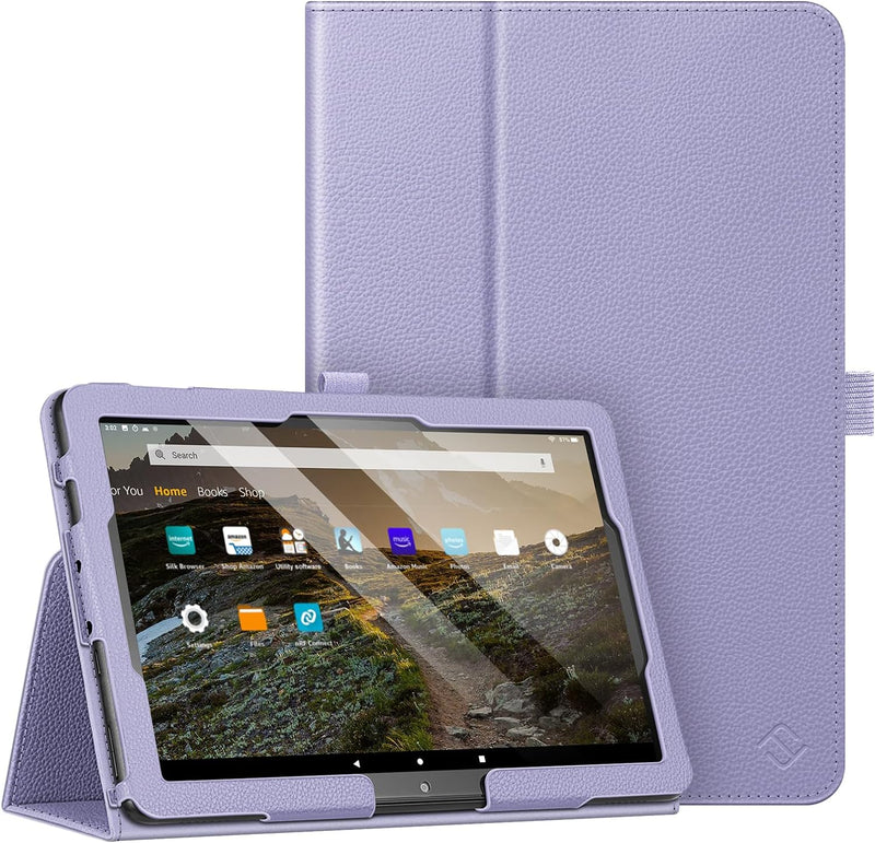 Fire HD 10 11th generation case in lilac purple