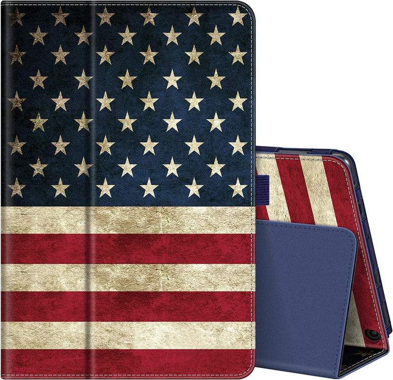 Fire HD 10 13th generation case US flag pattern