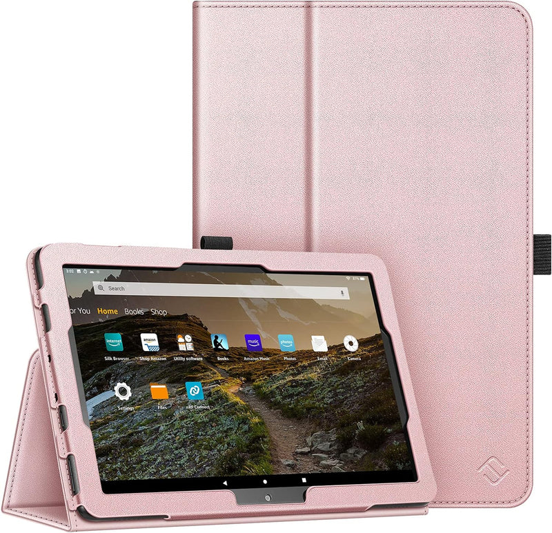 Fire HD 10 13th generation case in rose gold