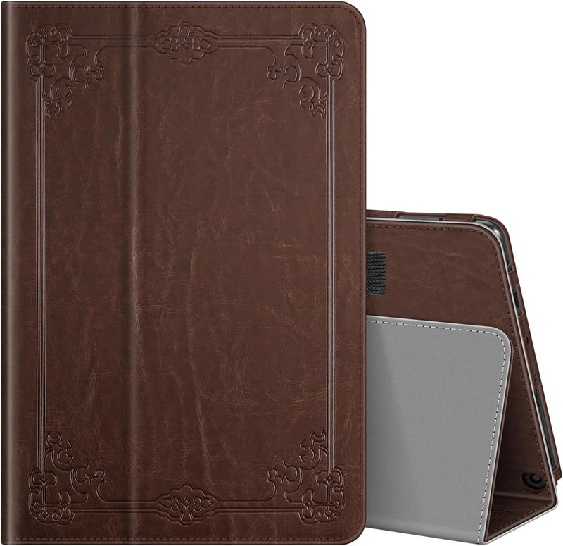 Fire HD 10 11th generation case in vintage brown