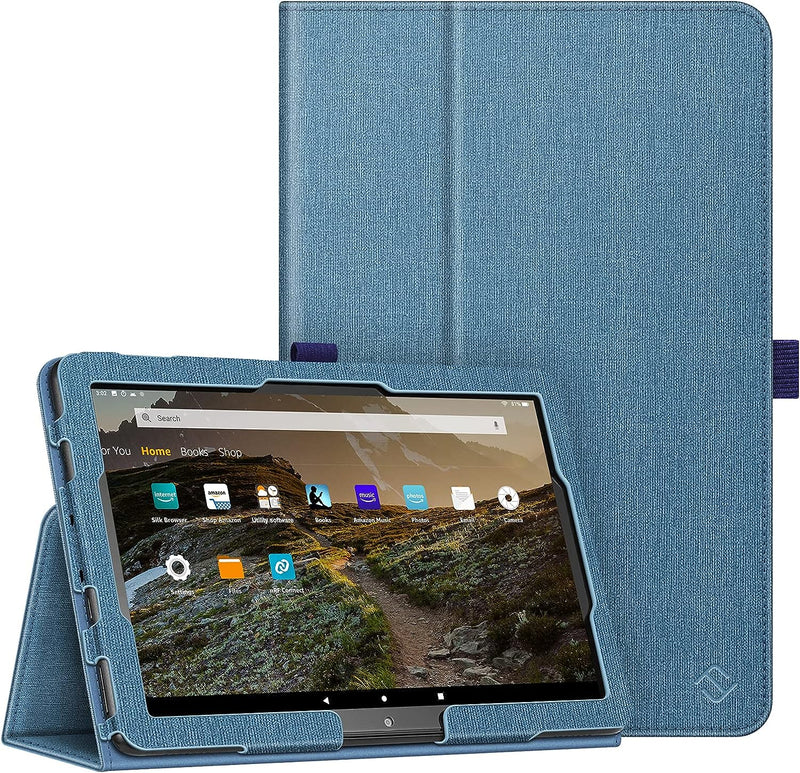 Fire HD 10 13th generation case in twilight blue