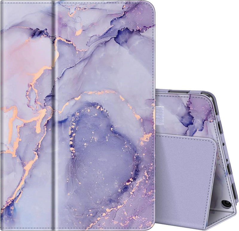 Fire HD 10 11th generation case in purple marble