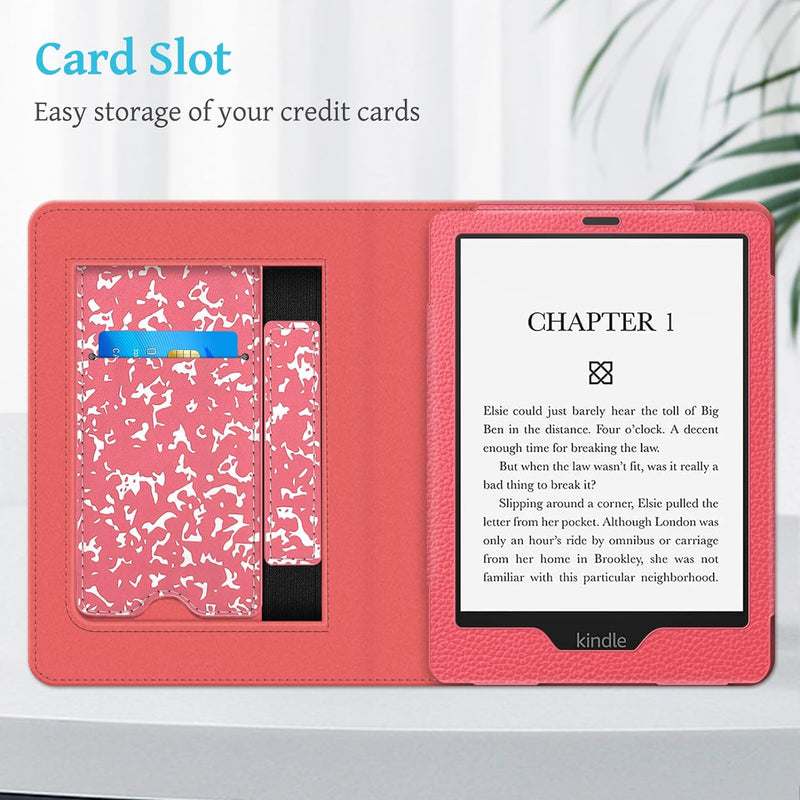 Kindle Paperwhite (11th Gen 2021) Sleeve Case with Foldable Stand and Hand Strap | Fintie