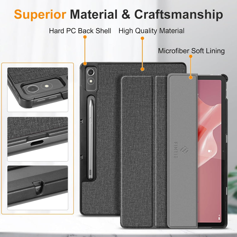 Lenovo Tab P12 (Model: TB370FU) Slim Shell Stand Cover | Fintie