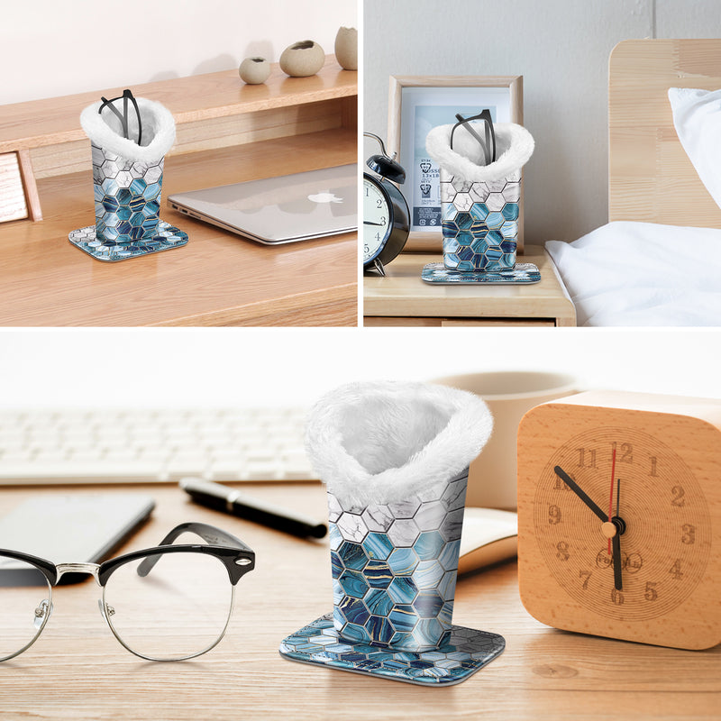 Fintie Plush Lined Eyeglasses Holder with Magnetic Base
