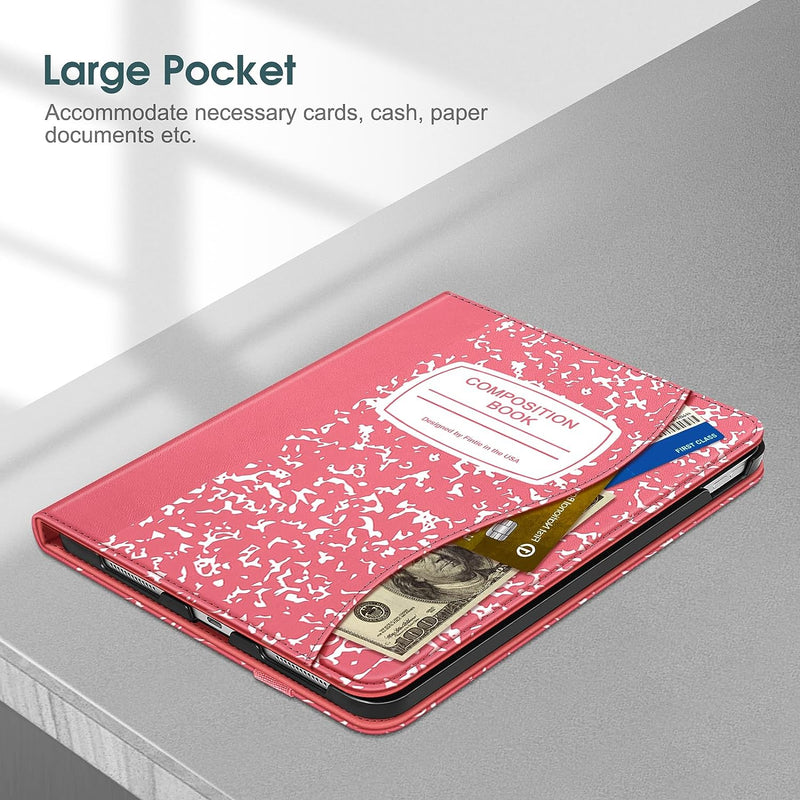 iPad A16 Chip 11" 2025, iPad 10th Gen 10.9" Multi-Angle Viewing Case w/ Pencil Holder | Fintie