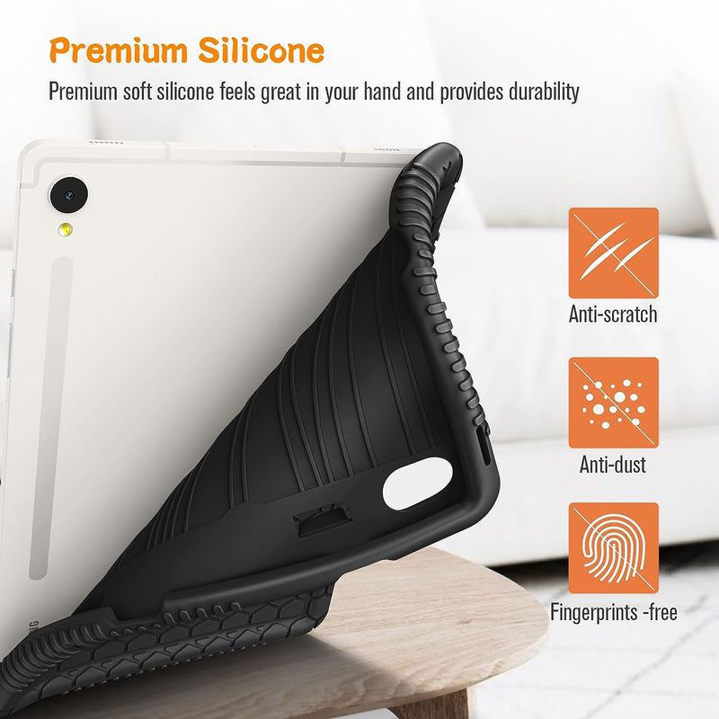 Galaxy Tab S10 Lite 2025/ Tab S10 FE 5G 10.9" (2025)/Galaxy Tab S9 FE 5G 10.9"/Tab S9 11" Silicone Case w/S Pen Holder | Fintie
