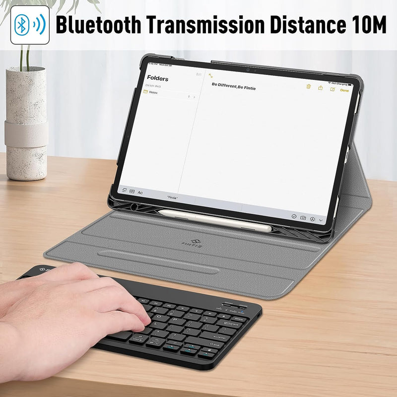 Galaxy Tab S10 Plus (2024)/ Tab S9 Plus (2023) Keyboard Case w/ S Pen Holder | Fintie
