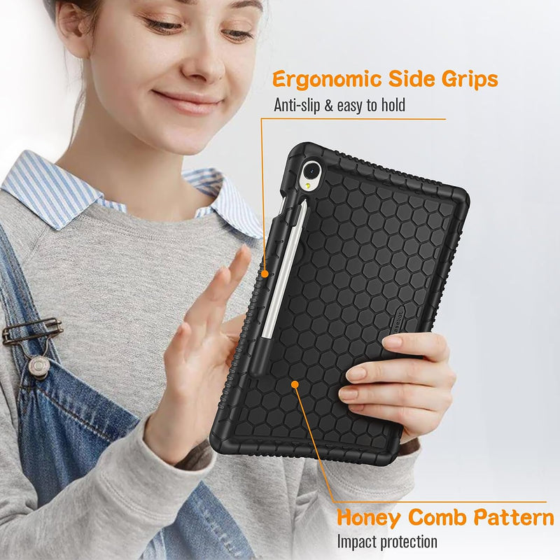 Galaxy Tab S9 11-inch / Tab S9 FE 10.9-inch Silicone Case [S Pen Holder] | Fintie