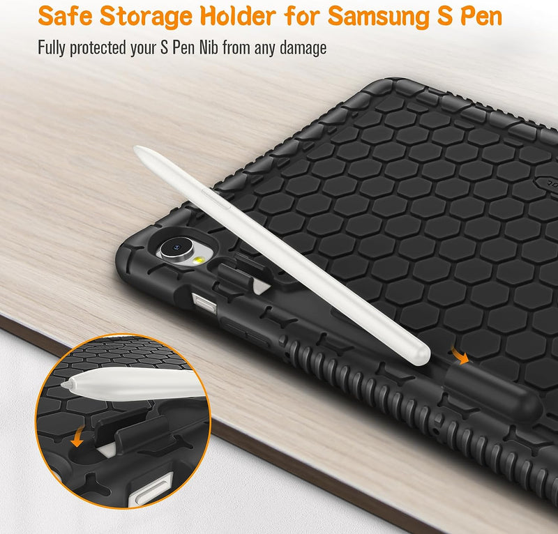Galaxy Tab S10 Lite 2025/ Tab S10 FE 5G 10.9" (2025)/Galaxy Tab S9 FE 5G 10.9"/Tab S9 11" Silicone Case w/S Pen Holder | Fintie