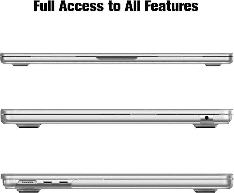 MacBook Air 13.6" M4/M3/M2 Chip (Model A3240/A3113/A2681, 2025/2024/2022) Hard Shell Case | Fintie