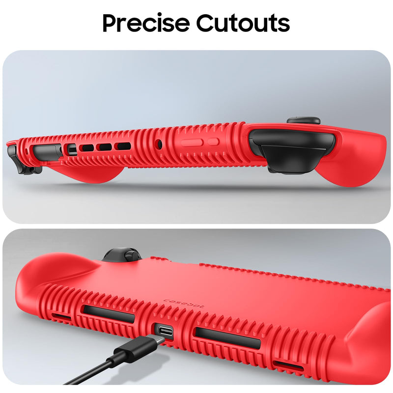 Soft Silicone Case for Nintendo Switch 2 w/Ergonomic Grip and 2 Cartridge Slots, Durable & Anti-Slip | Fintie