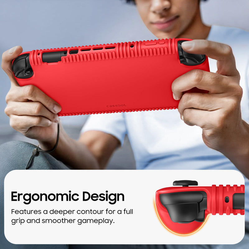 Soft Silicone Case for Nintendo Switch 2 w/Ergonomic Grip and 2 Cartridge Slots, Durable & Anti-Slip | Fintie