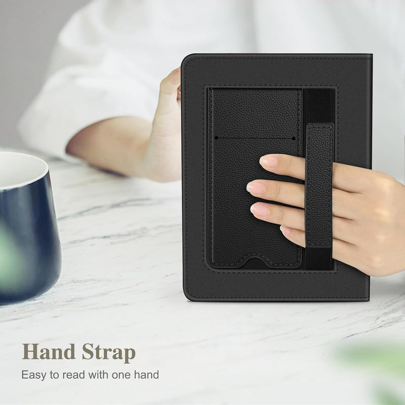 Kindle Paperwhite/Kindle Colorsoft 7" (12th Gen, 2024) Vegan Leather Sleeve Case with Stand and Handstrap | Fintie