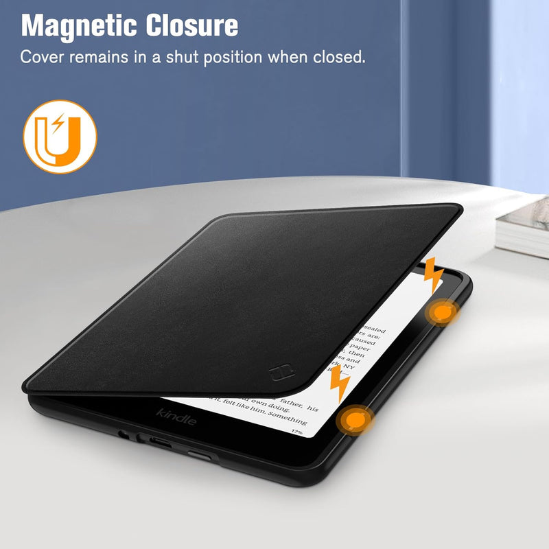 Kindle Colorsoft / Kindle Paperwhite 7" 2024  Hybrid Slim Case with Clear Back | Fintie