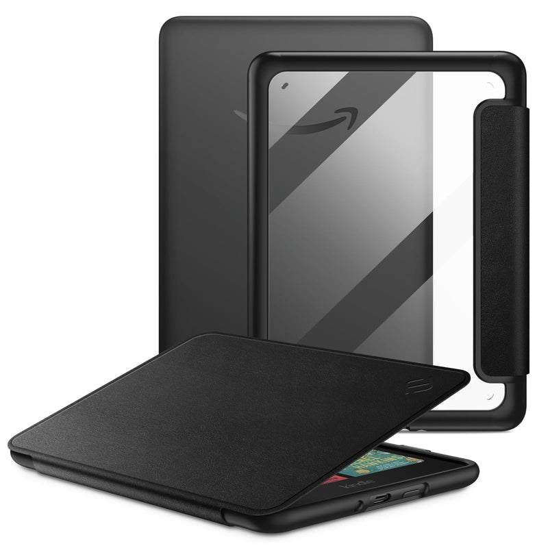 Kindle Colorsoft / Kindle Paperwhite 7" 2024  Hybrid Slim Case with Clear Back | Fintie