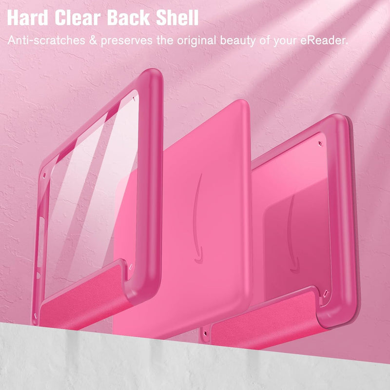 Kindle Colorsoft / Kindle Paperwhite 7" 2024  Hybrid Slim Case with Clear Back | Fintie