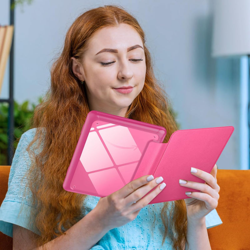 Kindle Colorsoft / Kindle Paperwhite 7" 2024  Hybrid Slim Case with Clear Back | Fintie