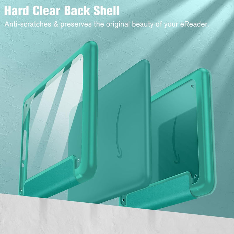 Kindle Colorsoft / Kindle Paperwhite 7" 2024  Hybrid Slim Case with Clear Back | Fintie