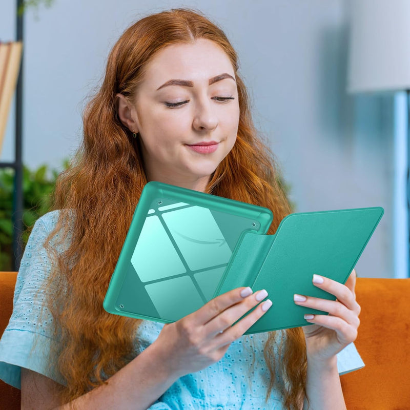 Kindle Colorsoft / Kindle Paperwhite 7" 2024  Hybrid Slim Case with Clear Back | Fintie