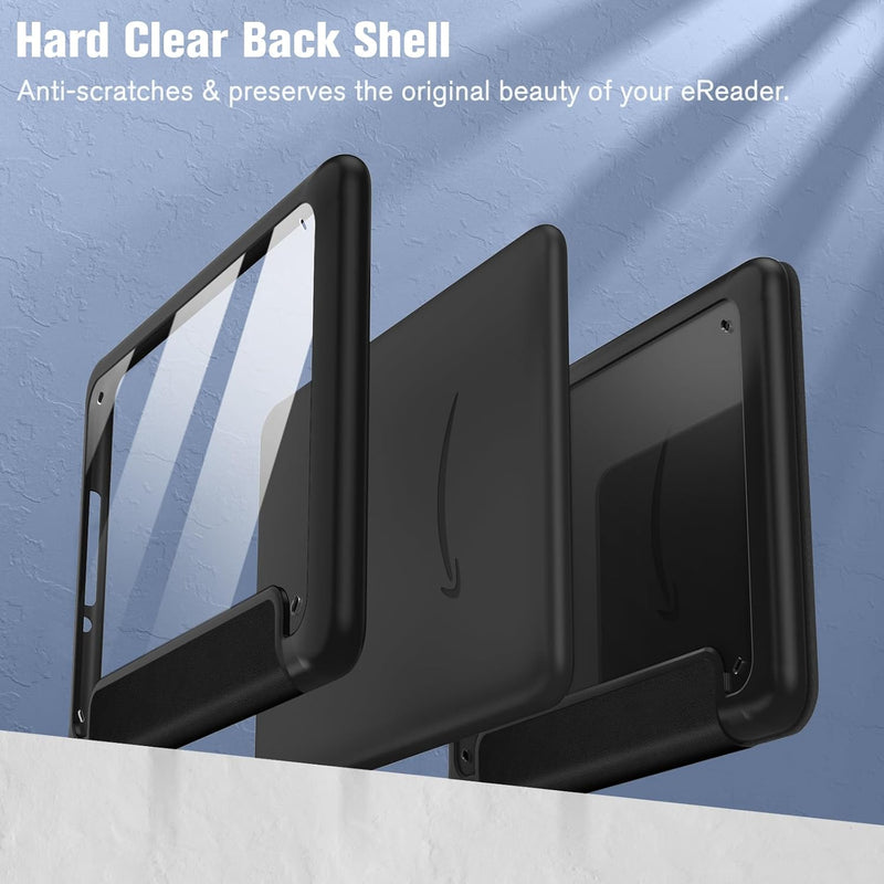 Kindle Colorsoft / Kindle Paperwhite 7" 2024  Hybrid Slim Case with Clear Back | Fintie