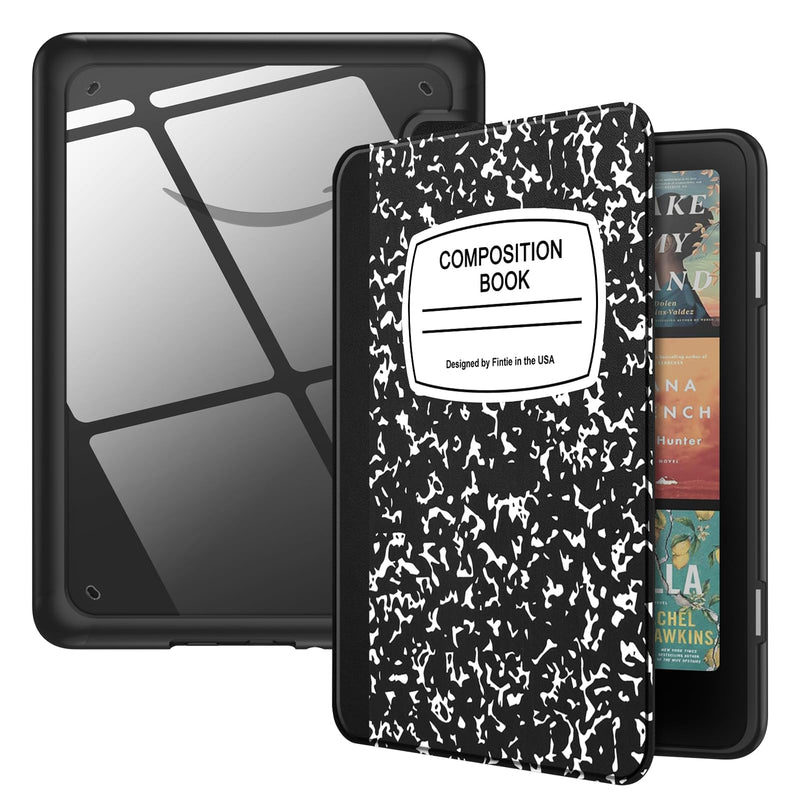 Kindle Colorsoft / Kindle Paperwhite 7" 2024  Hybrid Slim Case with Clear Back | Fintie