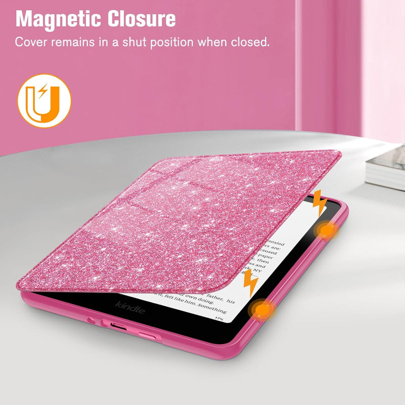 Kindle Colorsoft / Kindle Paperwhite 7" 2024  Hybrid Slim Case with Clear Back | Fintie