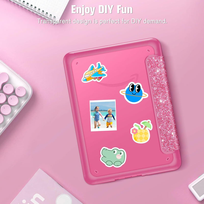 Kindle Colorsoft / Kindle Paperwhite 7" 2024  Hybrid Slim Case with Clear Back | Fintie