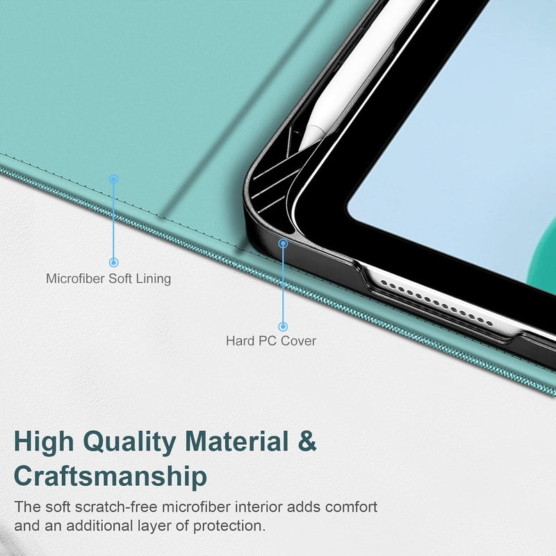 iPad A16 Chip 11" 2025, iPad 10th Gen 10.9" Multi-Angle Viewing Case w/ Pencil Holder | Fintie