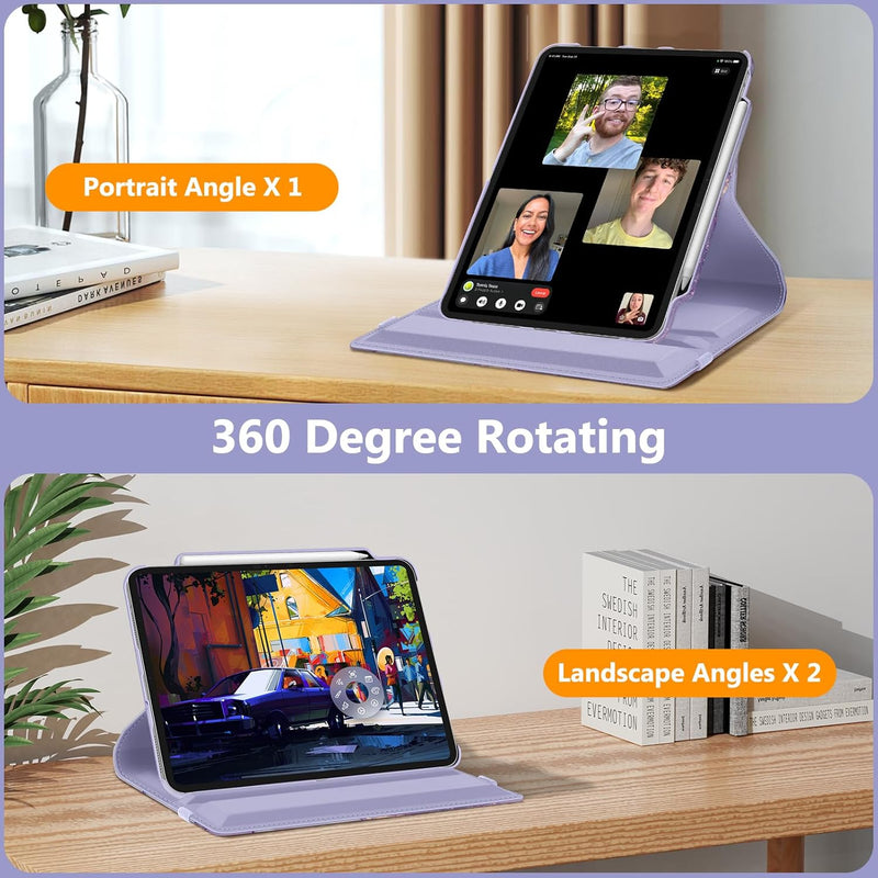 iPad Pro 13" 2025/2024 (M5/M4 chip) 360-Degree Rotating Case | Fintie