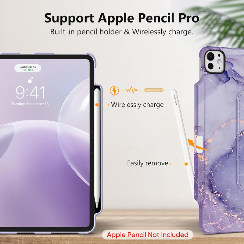 iPad Pro 13" 2025/2024 (M5/M4 chip) 360-Degree Rotating Case | Fintie