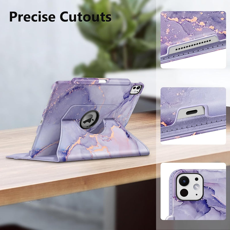 iPad Pro 13" 2025/2024 (M5/M4 chip) 360-Degree Rotating Case | Fintie