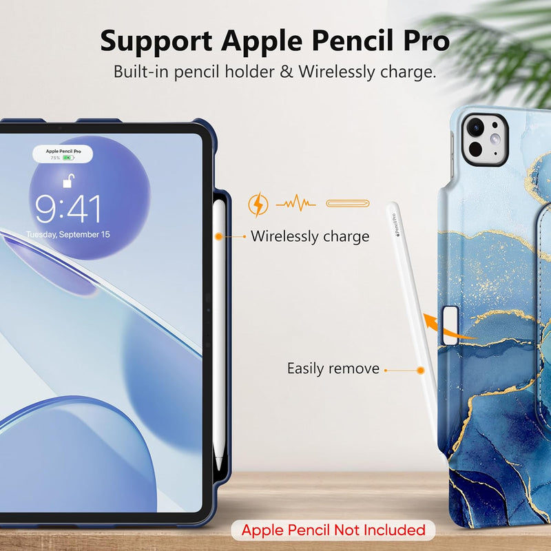 iPad Pro 13" 2025/2024 (M5/M4 chip) 360-Degree Rotating Case | Fintie