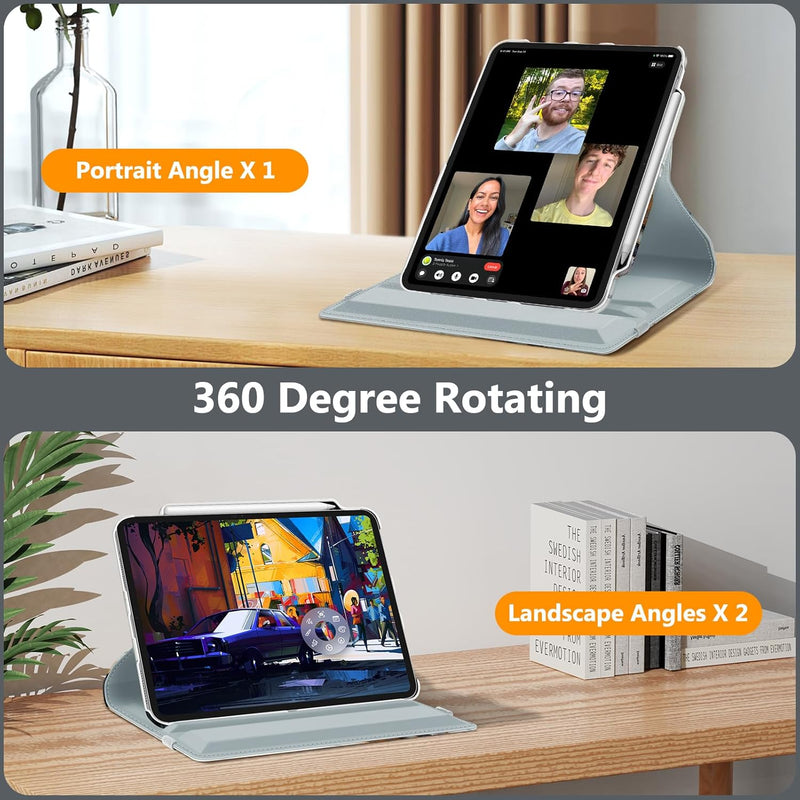 iPad Pro 13" 2025/2024 (M5/M4 chip) 360-Degree Rotating Case | Fintie
