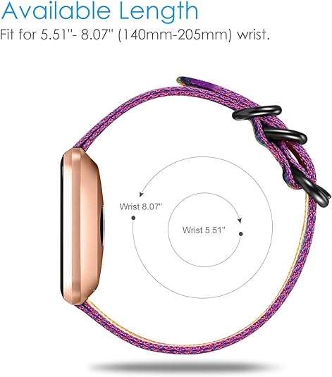 Nylon Band for Fitbit Versa 2/Versa Lite/Versa Special Edition | Fintie