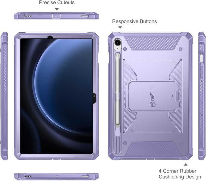 Galaxy Tab S10 Lite 2025/ Tab S10 FE 5G 10.9" (2025)/Galaxy Tab S9 FE 5G 10.9"/Galaxy Tab S9 11" Tuatara Shockproof Case | Fintie