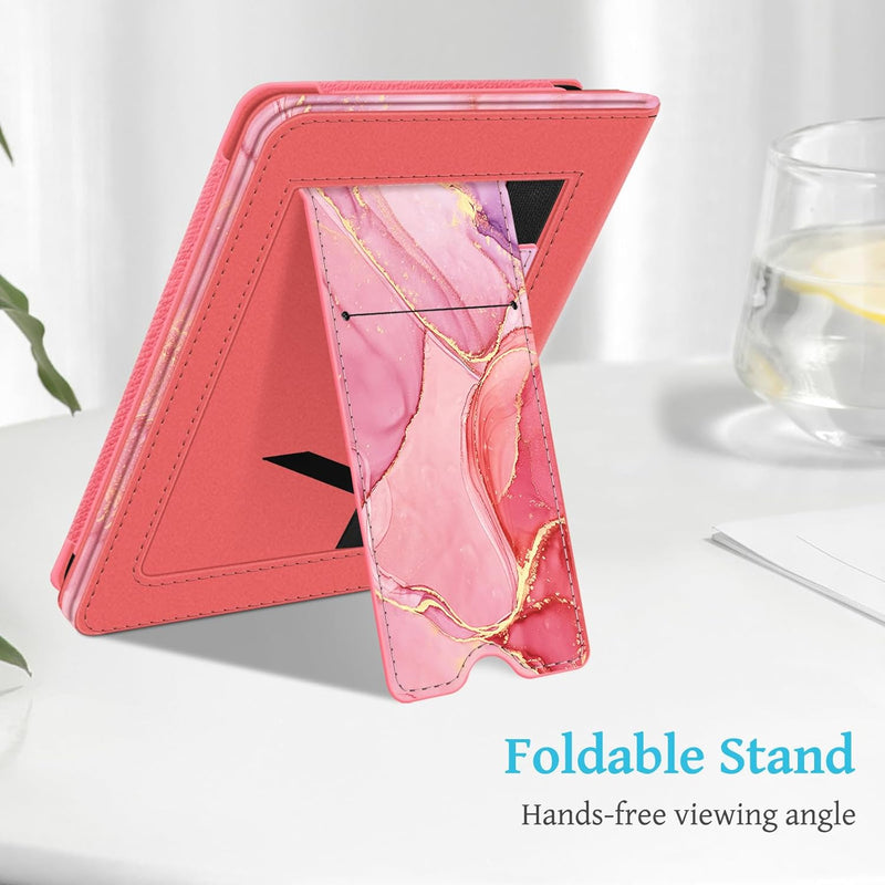 Kindle Paperwhite (11th Gen 2021) Sleeve Case with Foldable Stand and Hand Strap | Fintie