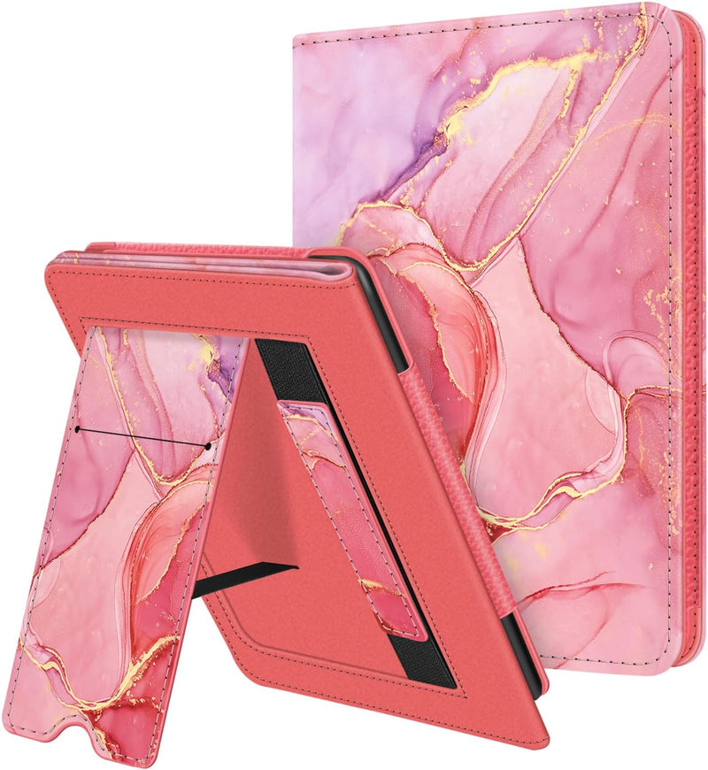 Fintie kindle paperwhite 6.8-inch case in pink marble