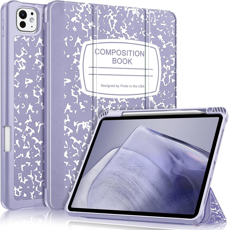 iPad Pro 11" (M5 chip 2025, M4 chip 2024) SlimShell Case with Pencil Holder | Fintie