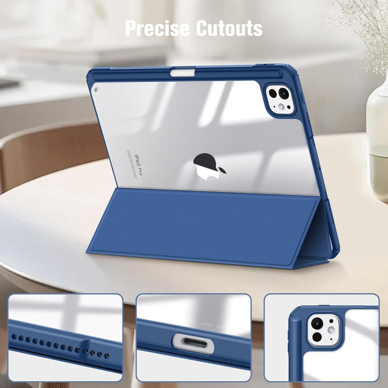ipad pro 11 2024 case with presice cutouts for speaker and charing port