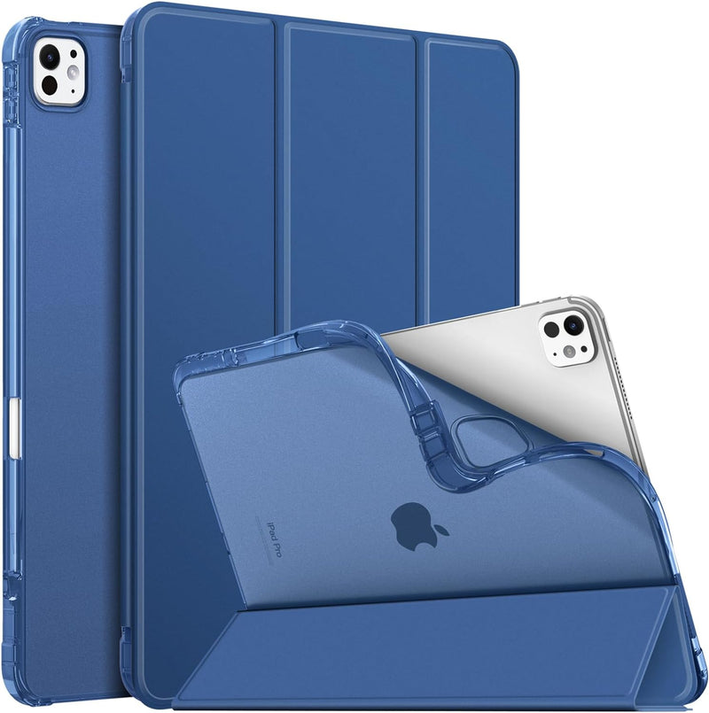 iPad Pro 13-inch (M5/M4 Chip, 2025/2024) SlimShell Case with Translucent Frosted Back | Fintie