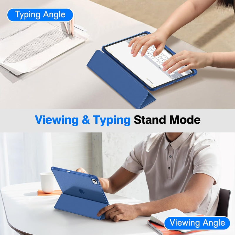 iPad Pro 13-inch (M5/M4 Chip, 2025/2024) SlimShell Case with Translucent Frosted Back | Fintie