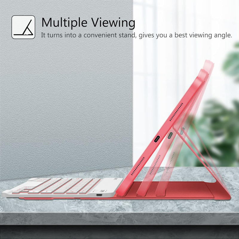 iPad A16 11-inch (2025)/iPad 10th Gen (2022) Backlit Keyboard Case w/ Pencil Holder | Fintie