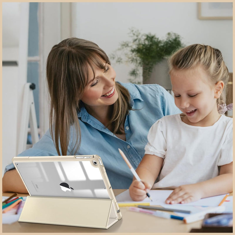 iPad 6th/5th Gen (2018/2017), iPad Air 2nd/1st Gen Hybrid Slim Clear Back Case | Fintie