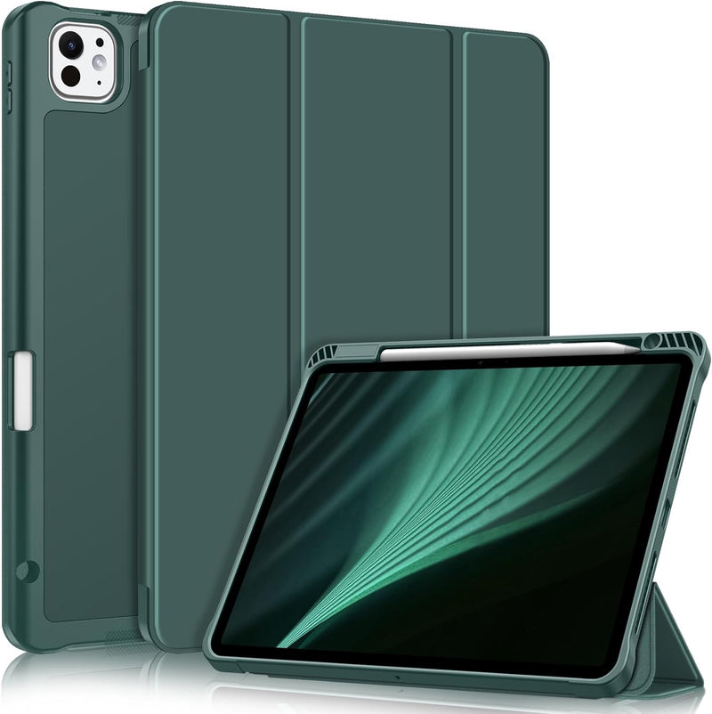 iPad Pro 11" (M5 chip 2025, M4 chip 2024) SlimShell Case with Pencil Holder | Fintie
