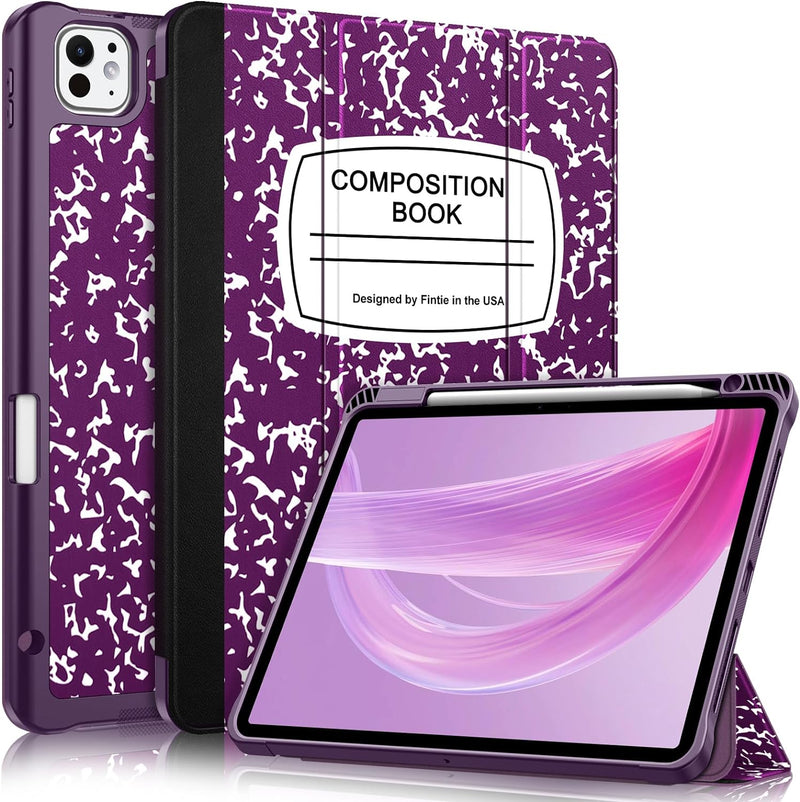 iPad Pro 11" (M5 chip 2025, M4 chip 2024) SlimShell Case with Pencil Holder | Fintie