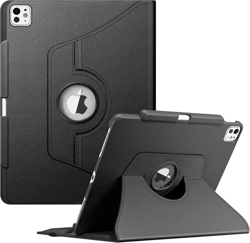 ipad pro 13 rotating case in black