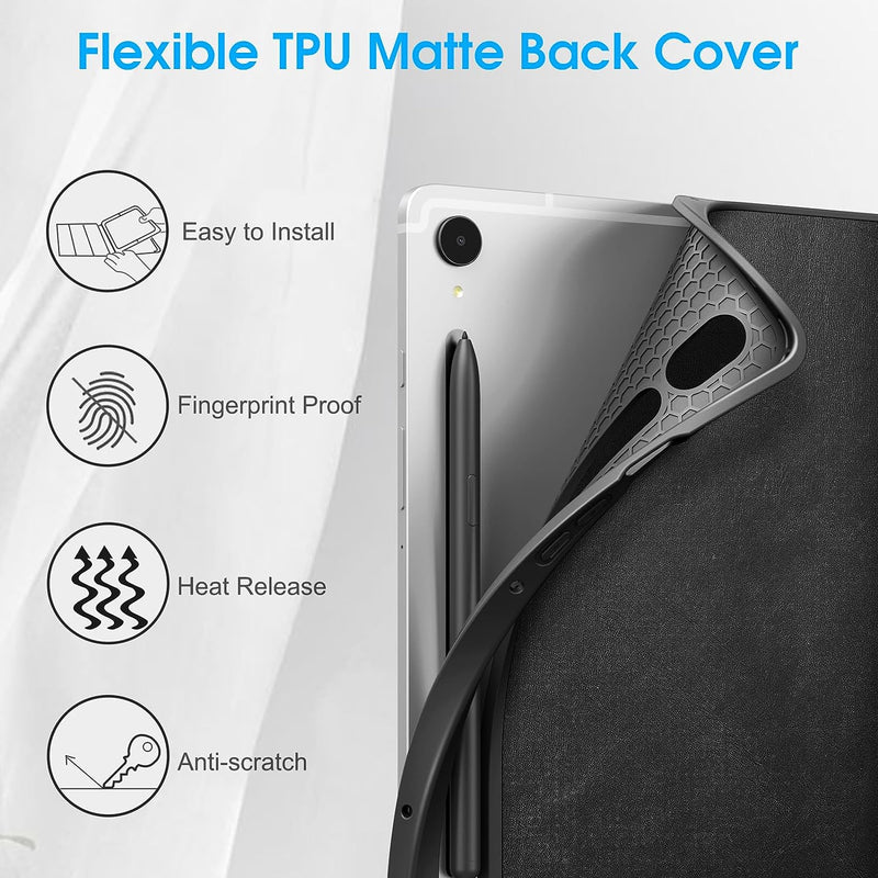 Galaxy Tab S10 Lite 2025/ Tab S10 FE 10.9" 2025/ Galaxy Tab S9 FE 10.9"/Tab S9 11" Slim Case with Soft TPU Back Cover | Fintie