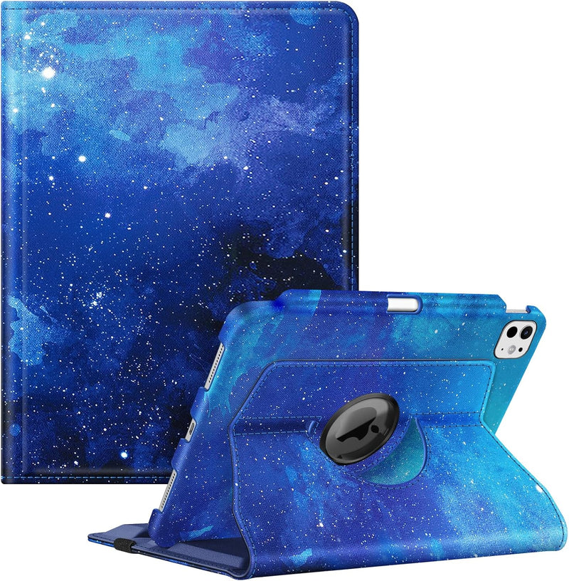 iPad Pro 11-inch 2025/2024 (M5/M4 chip) 360-Degree Swiveling Stand Case | Fintie